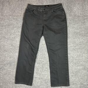 Marmot Jeans Mens 32x27 Black Straight Leg 5 Pocket Denim Outdoor Pants